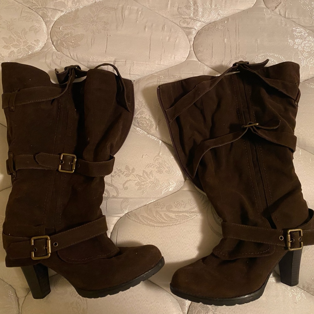 Women’s Charlotte Russe Brown Boots - Size 10